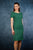 ...класически вариант на наситен зелен цвят рокля...в размери  50, 52