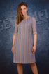 ...елегантна рокля....ефектен тъкан в пастелен десен...последен размер 44