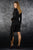 ...елегантна и женствена черна рокля предложена в размери 42,44